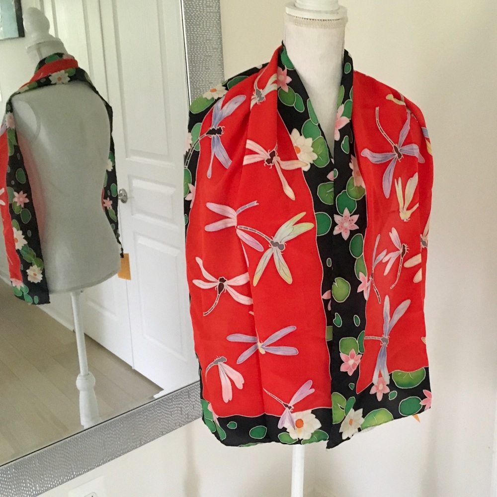 RedFish Designs silk Scarf